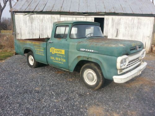 1960 ford f100 project