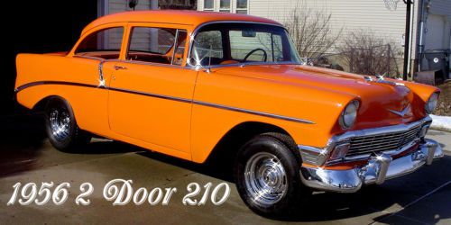 1956 chevrolet 210  2 door sedan fresh car frame off professional restoration