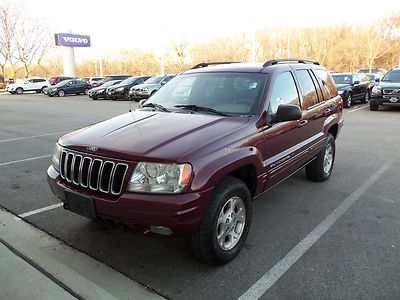 No reserve 02 grand cherokee 4x4 v8 auto, leather, climate ,roof,6 cd tow hitch