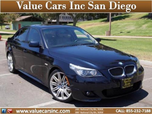 08 bmw 550i, with 2 previous owners, 6-spd od seq manual + low miles! got 2 go!!