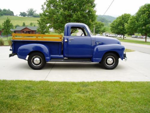 1949 chevrolet 3100 ... restored ... no reserve ... must see ..