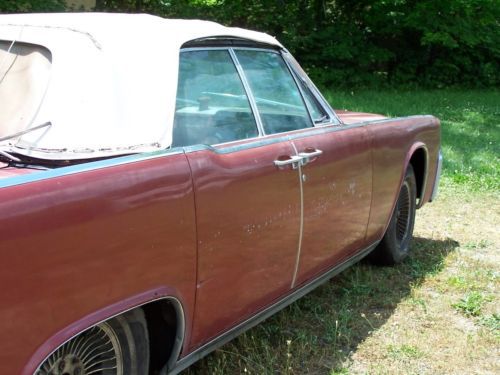 1962 lincoln continental four door convertible