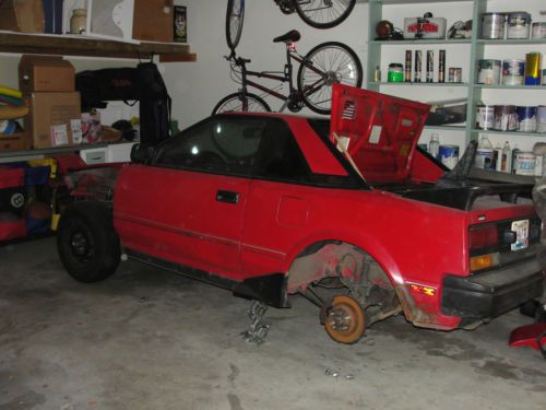 Parting out 1986 toyota mr2
