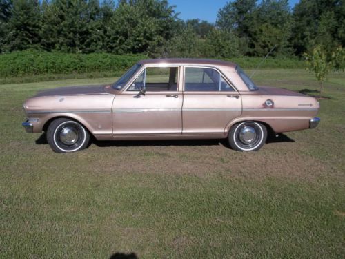 1963 chevy nova ii 4 door (chevy ii, priced to sell!!!  mostly original,straight