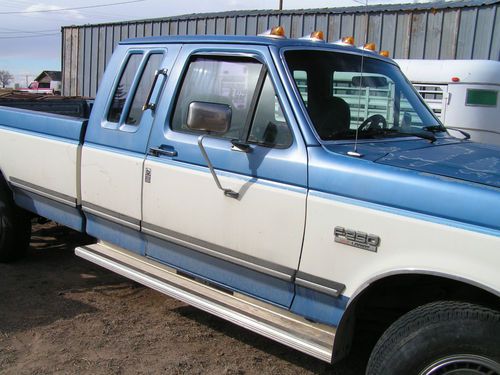 1991 ford f-250 xlt lariat extended cab pickup 2-door 7.5l needs trans