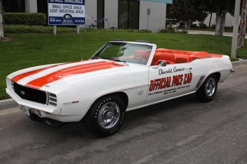 1969 camaro pace car jerry mcneish certified