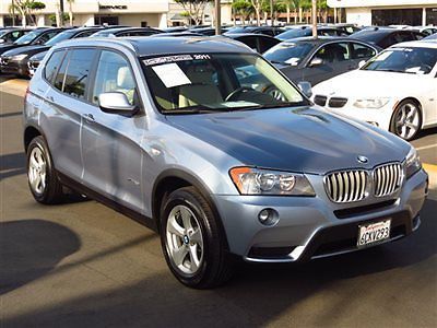 28i low miles 4 dr suv automatic gasoline 3.0-liter dual overhead c blue water m
