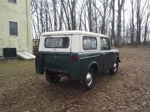 1963 international harvester ih scout with plow