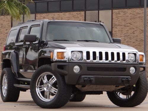 2007 hummer h3~ manual 5 speed~20" wheels~off road tires~must sell no reserve!!!