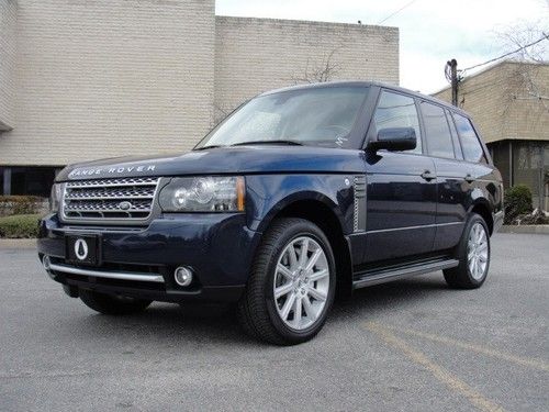 2011 range rover supercharged, loaded with options, warranty, rare color
