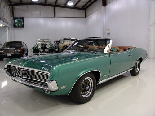 1969 mercury cougar xr-7 convertible, rare 390 4-speed, 1 owner, low miles!
