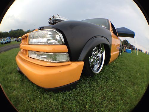 Bodydrop bodydropped air ride bagged supercharged project s10 s-10 chevy v8 sbc