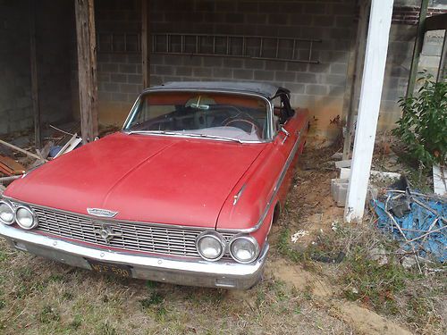 1962 ford galaxie 500 xl convertible for restoration with extras