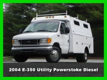 2004 ford e350 van 10ft stahl enclosed utility truck 6.0l powerstroke diesel 2wd