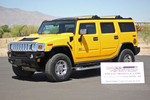 2005 hummer h2 4x4 navigation moonroof leather 6.0l 4wd 39k miles see video