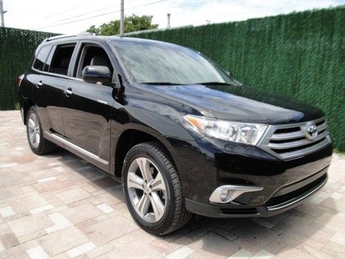 11 limited 1 owner loaded navigation rear dvd low miles very clean florida suv