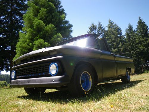 1963 chevrolet pickup truck c-10 hotrod  ratrod  v8  4 speed  runs  drives