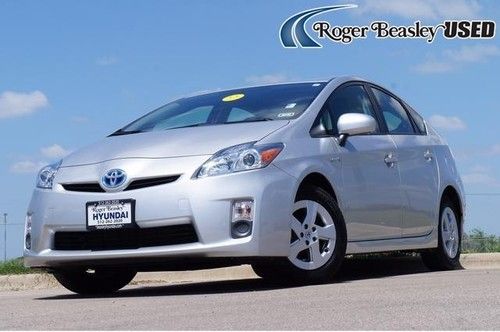 2010 toyota prius iii hybrid cvt automatic silver navigation aux &amp; mp3 input abs