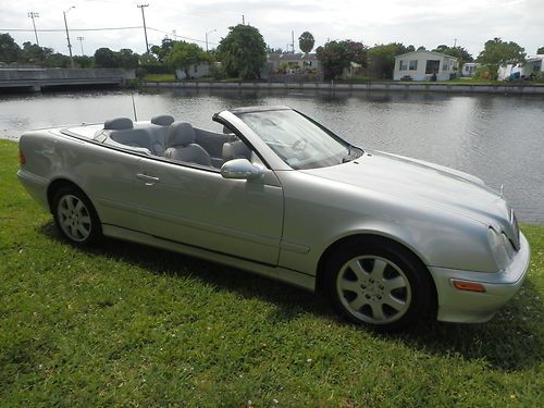 2003 mercedes clk 320 convertible navigation heated seat low miles fun driver
