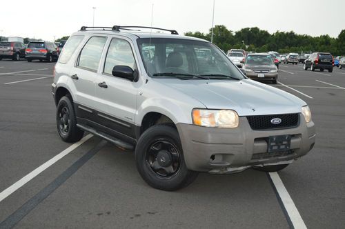 2002 silver ford escape xls v6 suv runs &amp; drives great ( gas saver ) ice cold ac