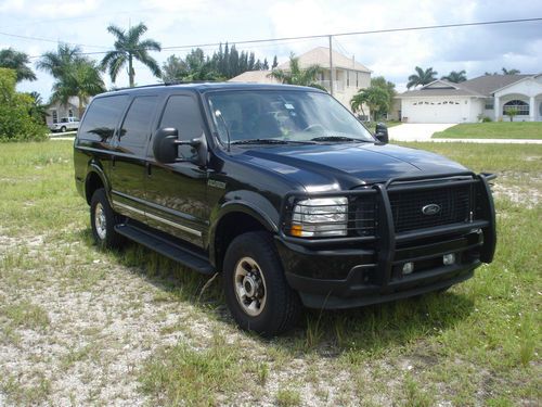 2003 ford excursion limited black 82k miles - $14500 (cape coral)