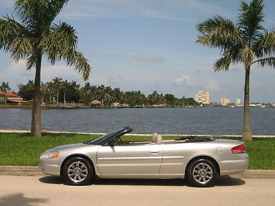 2006 chrysler sebring limited convertible only 39k miles non smoker no reserve!