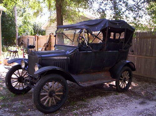Ford model t 1919 touring car, project car, ratrod, barn find