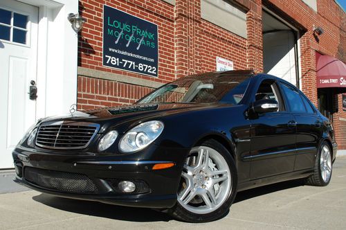 One owner e55 amg stamped service book dynamic &amp; a/c seats! panoroof keyless go