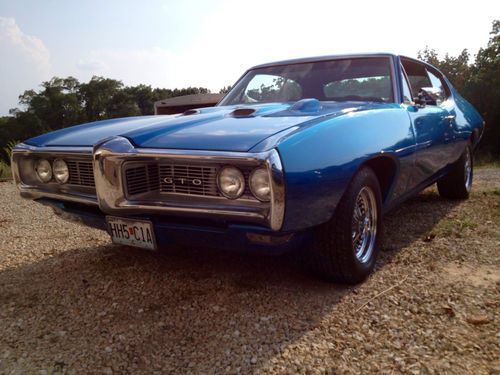 1968 pontiac gto coupe automatic true blue show car ho