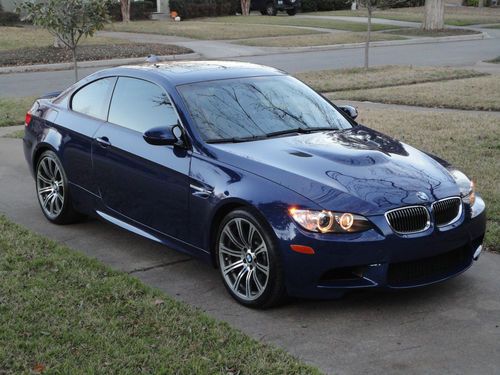 2008 bmw m3 coupe - interlagos blue - navigation - private seller -price reduced