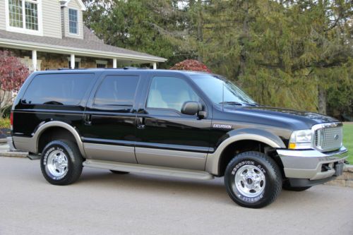 2002 ford excursion limited 7.3l diesel 57k actual miles 1-owner 4x4 no reserve