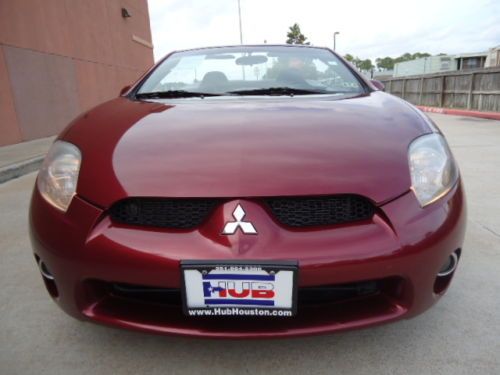 2007 mitsubishi eclipse gs spyder convertible auto all power low miles