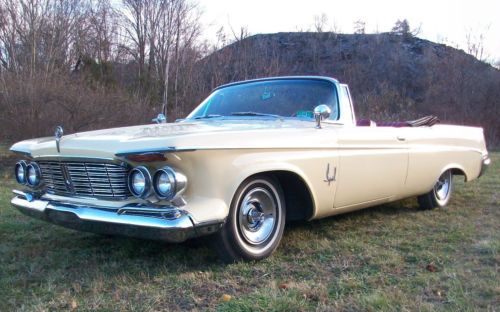 1963 chrysler imperial crown convertible only 531 made #3 condition 413 v8 4bbl