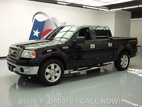 2008 ford f-150 lariat crew leather rear cam 20&#039;s 72k!! texas direct auto