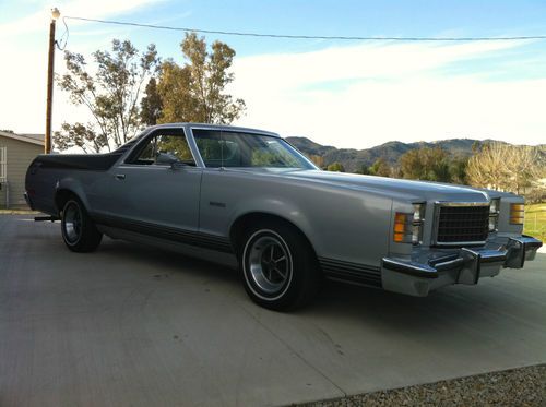 1977 ford ranchero gt * 351 cleveland *investment * a/c * low reserve *1 owner..