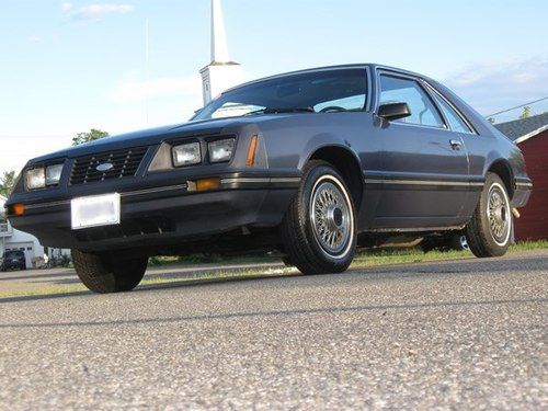 1984 ford mustang l hatchback 3.8l v6 w/ 34k orig miles
