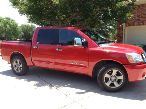 2005 nissan titan xe crew cab pickup 4-door 5.6l v8 with big tow package