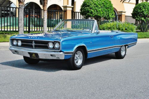 Simply beautiful 1967 dodge coronet 500 convertible bucket&#039;s console must see.