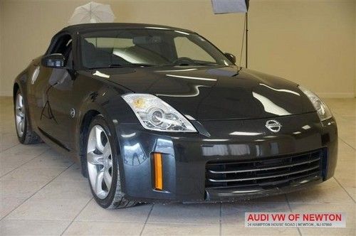 2008 nissan 350z balck grand touring 3.5l v6 306 hp 6 manual convertible leather