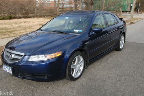 2006 mint cond blue acura 3.2 tl 31000 miles - sunroof-navigation leather int.