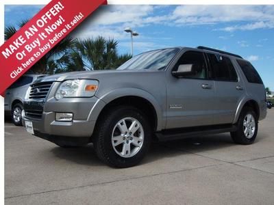 08 xlt suv 4.0l 6 cyl cd power silver exterior black interior 52968 low miles