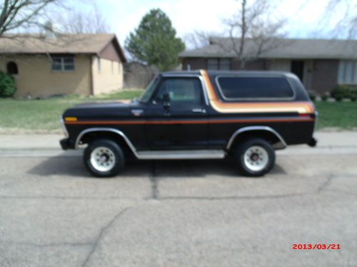 1978 ford bronco ranger xlt 4x4 "freewheeling" package 400 auto