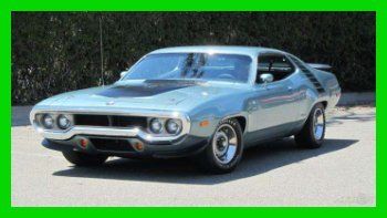 1972 plymouth roadrunner 500c.i. 4 speed manual rebuilt with 1,000 miles