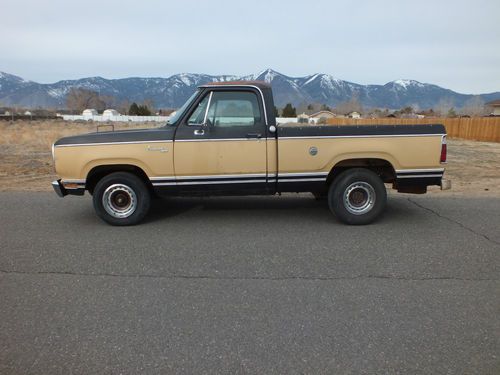 1977 dodge d100 shortbed 440 california mopar pickup truck rarer than little red