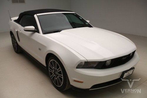 2010 gt convertible rwd leather heated v8 lifetime warranty we finance 12k miles