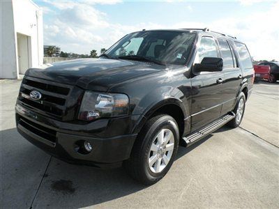 2010 ford expedition limited black/black  heated/cooled seats, 3rd row, tow **fl