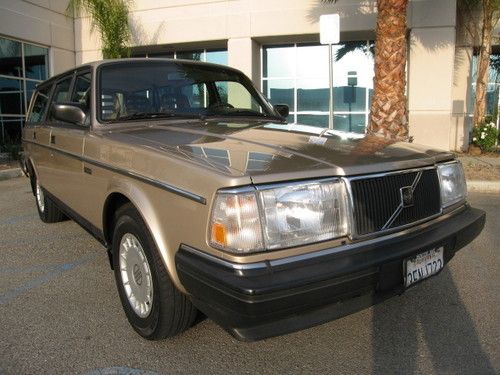 1993 volvo 240 wagon 240 gl california rust free in as new condition
