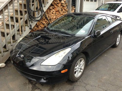 2000 toyota celica gt 5speed manual black!! cheap and ready to pick up