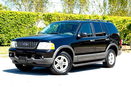 2003 ford explorer xlt leather 3rd row seat 1 owner 110k miles florida car!