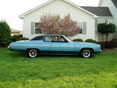 1972 chevrolet impala custom_400 cid v8..a/t_a/c_1 owner_numbers match_88k miles